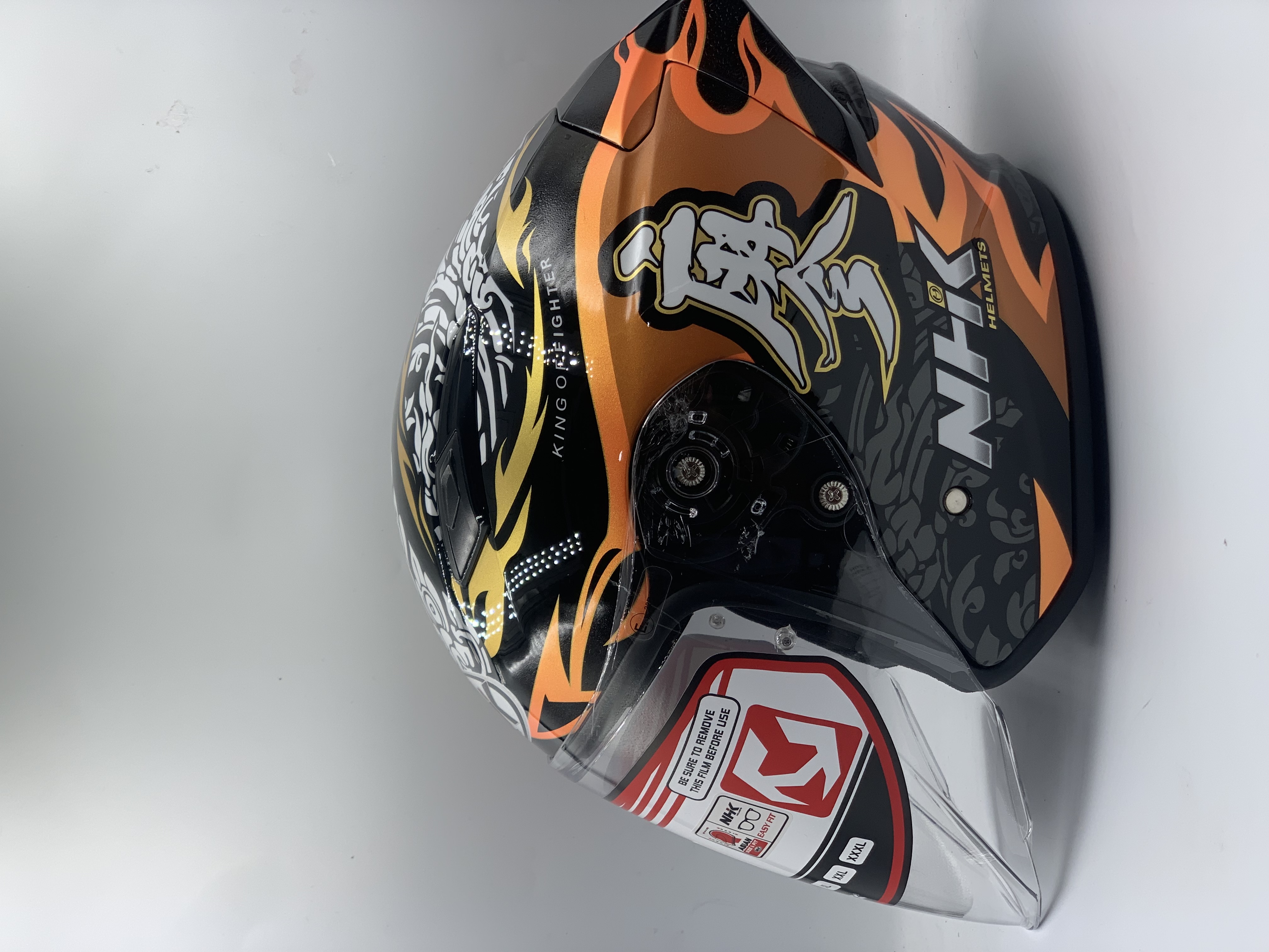 NHK Helmet S1GP S Chanon Black/ Orange Glossy (ECE 22.06)